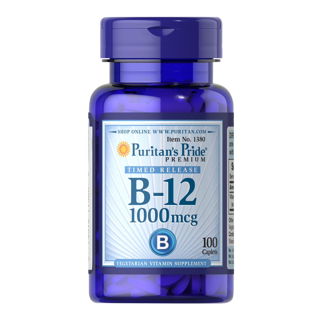 Puritan's Pride Vitamin B-12 1000 mcg Timed Release  1000 mcg / 100  Caplets