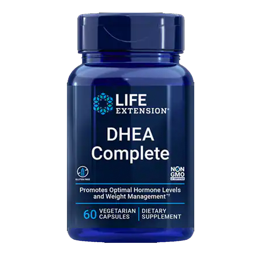 Life Extension DHEA Complete 100 mg , 7-Keto® DHEA 25 mg DHEA / 60 Vegetarian Capsules