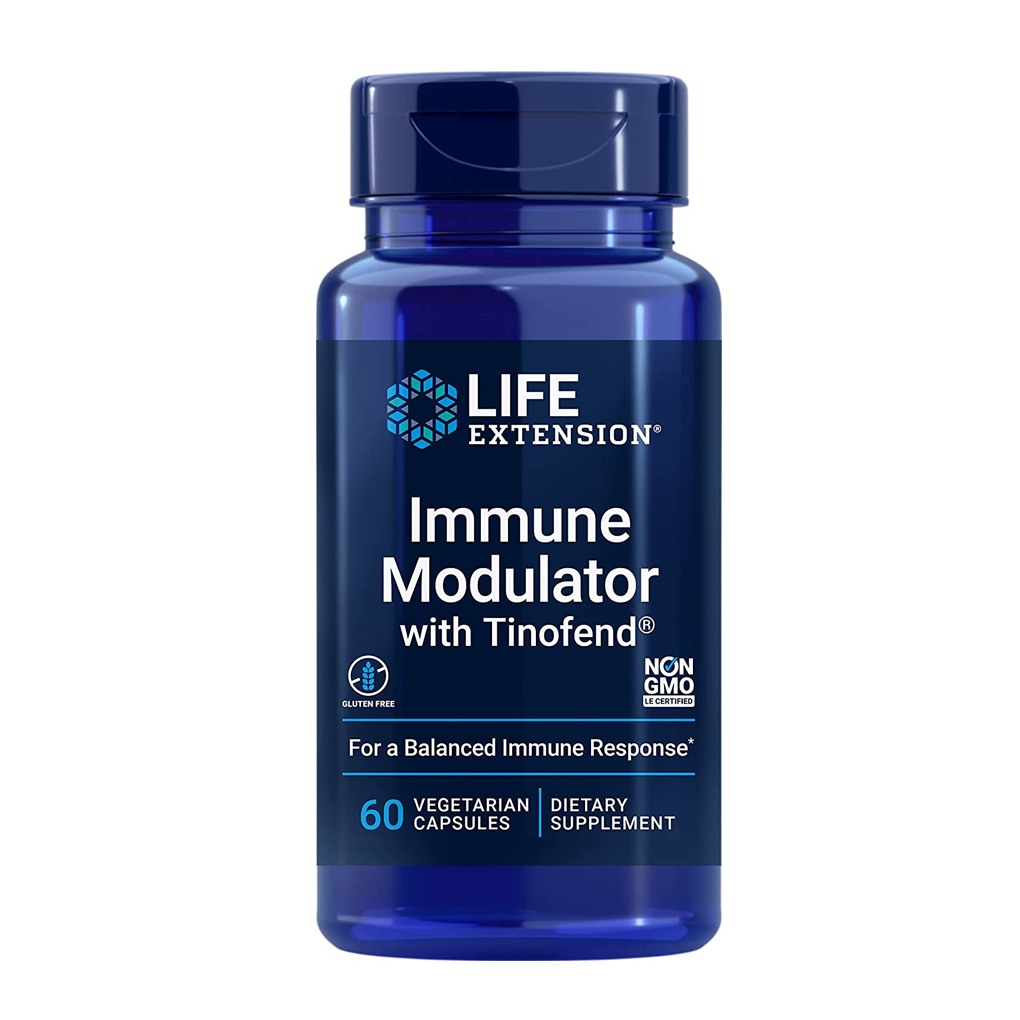 Life Extension Immune Modulator with Tinofend® / 60 Vegetarian Capsules