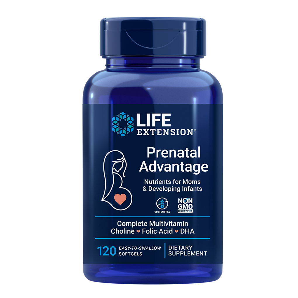 Life Extension  Prenatal Advantage / 120 Easy-to-swallow Softgels