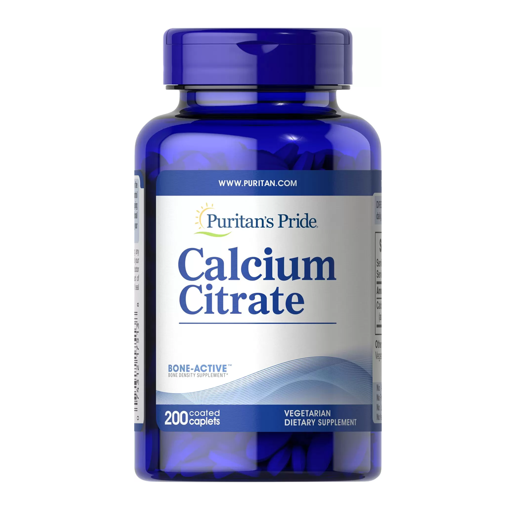 Puritan's Pride  Calcium Citrate 200 mg  / 200 Caplets