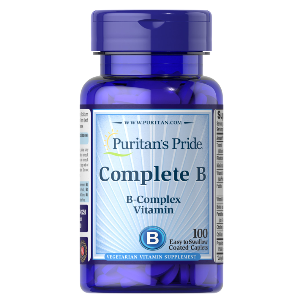 Puritan s Pride Complete B (Vitamin B Complex) / 100 Caplets