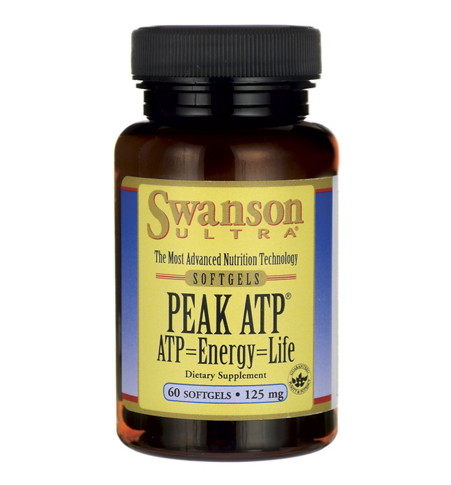 Swanson Ultra Peak ATP 125 mg / 60 Sgels