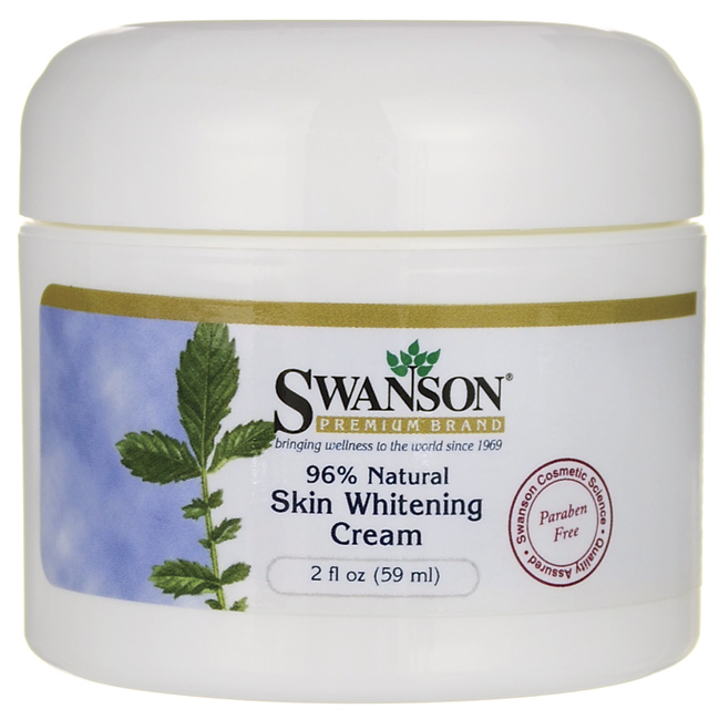 Swanson Premium Skin Whitening Cream, 96% Natural  / 2 fl oz (59 ml)