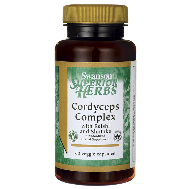  Swanson Superior Herbs Cordyceps Complex / 60 Veg Caps