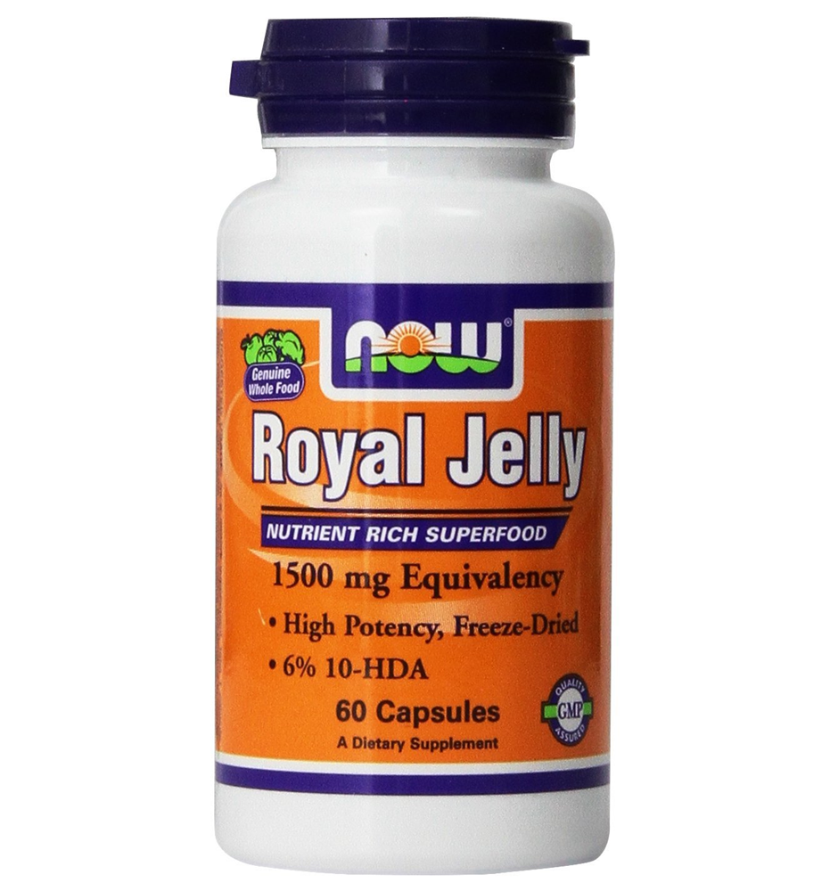NOW® Foods Royal Jelly 1500 mg / 60 Capsules 