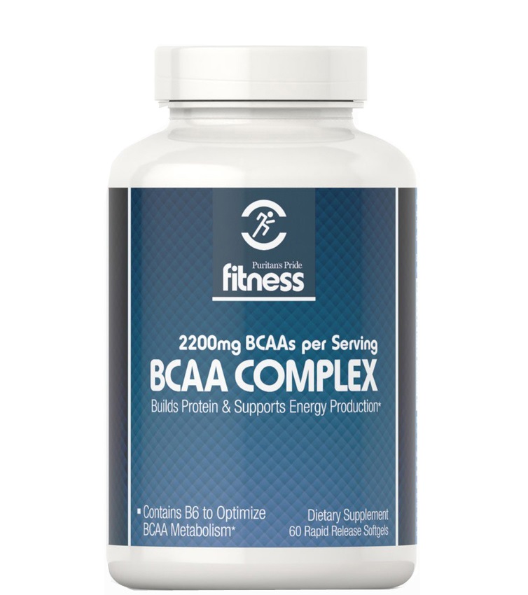 Puritan's Pride Fitness BCAA Complex 2200 mg / 60 Softgels
