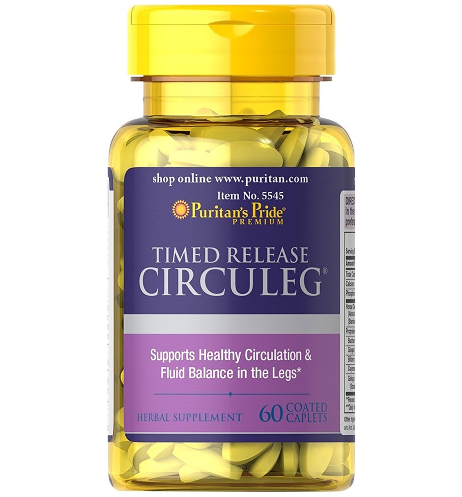 Puritan's Pride Timed Release Circuleg Tablets 60 Caplets Puritan's Pride Timed Release Circuleg Tablets 60 Caplets