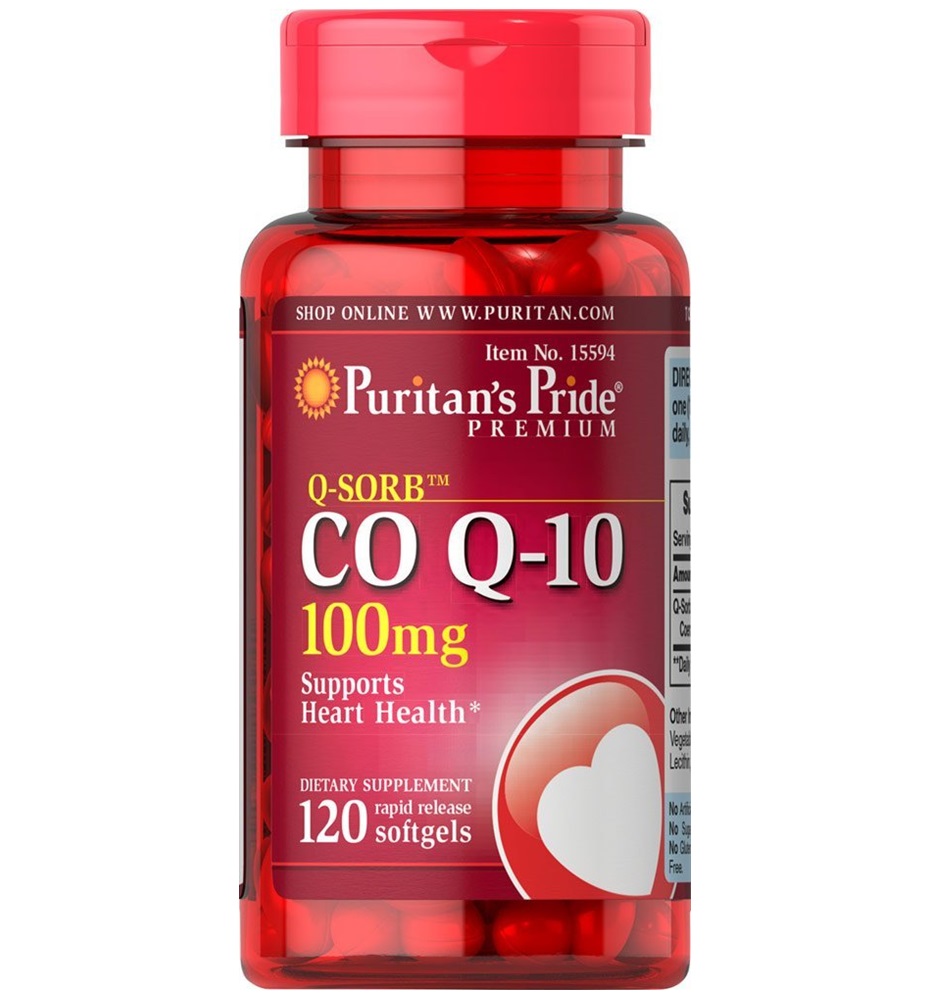 Puritan's Pride Q-SORB™ Co Q-10 100 mg / 120 Rapid Release Softgels Puritan's Pride Q-SORB™ Co Q-10 100 mg / 120 Rapid Release Softgels