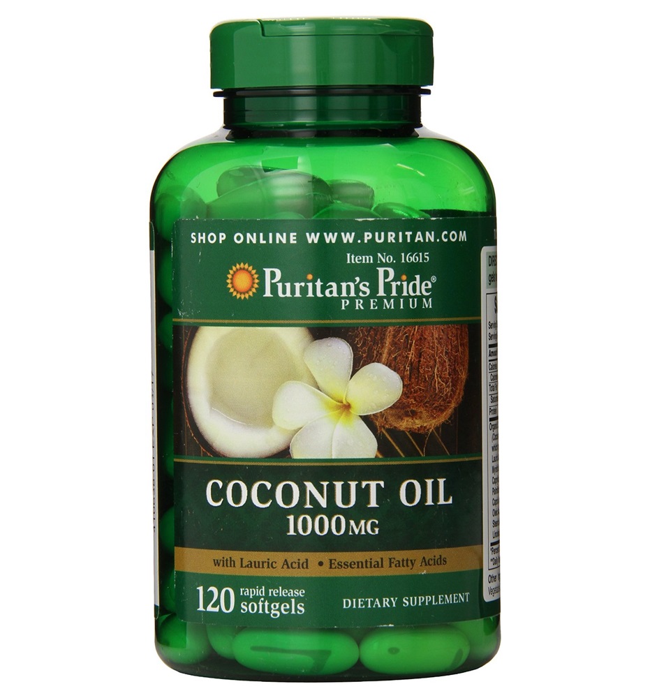 Puritan's Pride Coconut Oil 1000 mg / 120 Softgels Puritan's Pride Coconut Oil 1000 mg / 120 Softgels