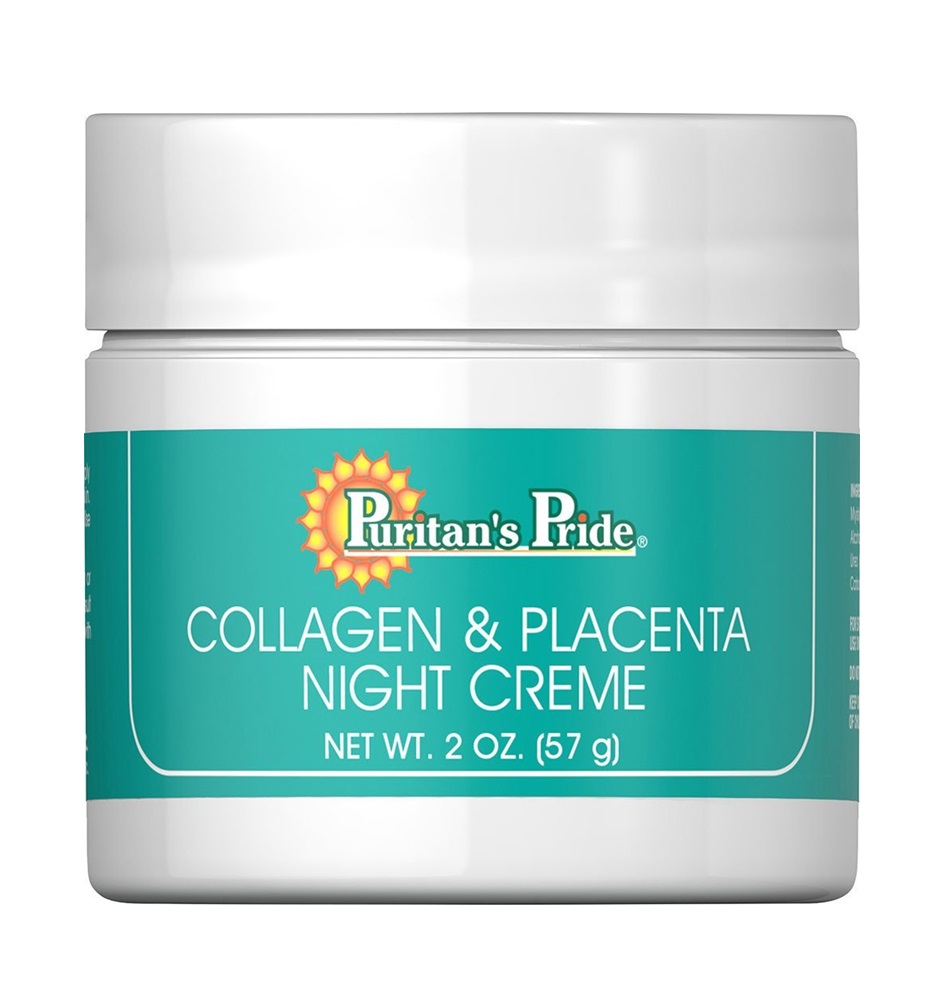 Puritan’s Pride Natural Collagen and Placenta Night Creme 2 oz 