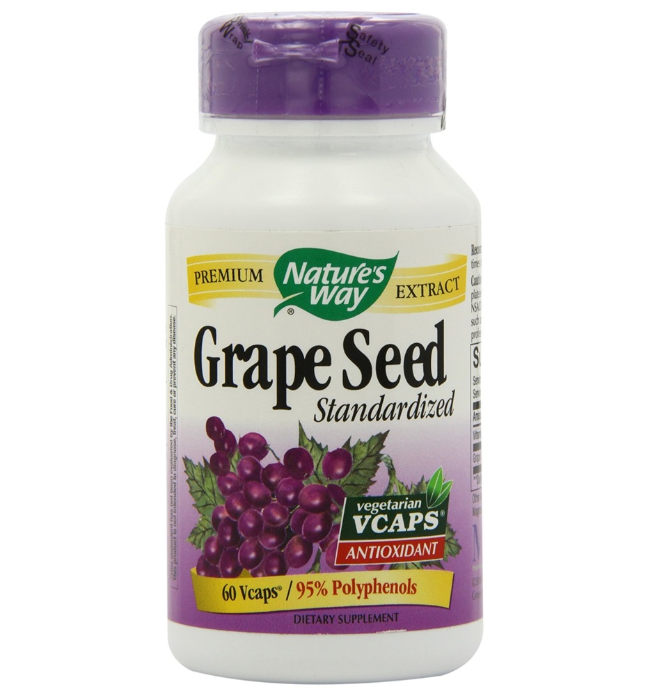 Nature's Way Premium Extract Grape Seed Standardized / 60 Vegi Caps