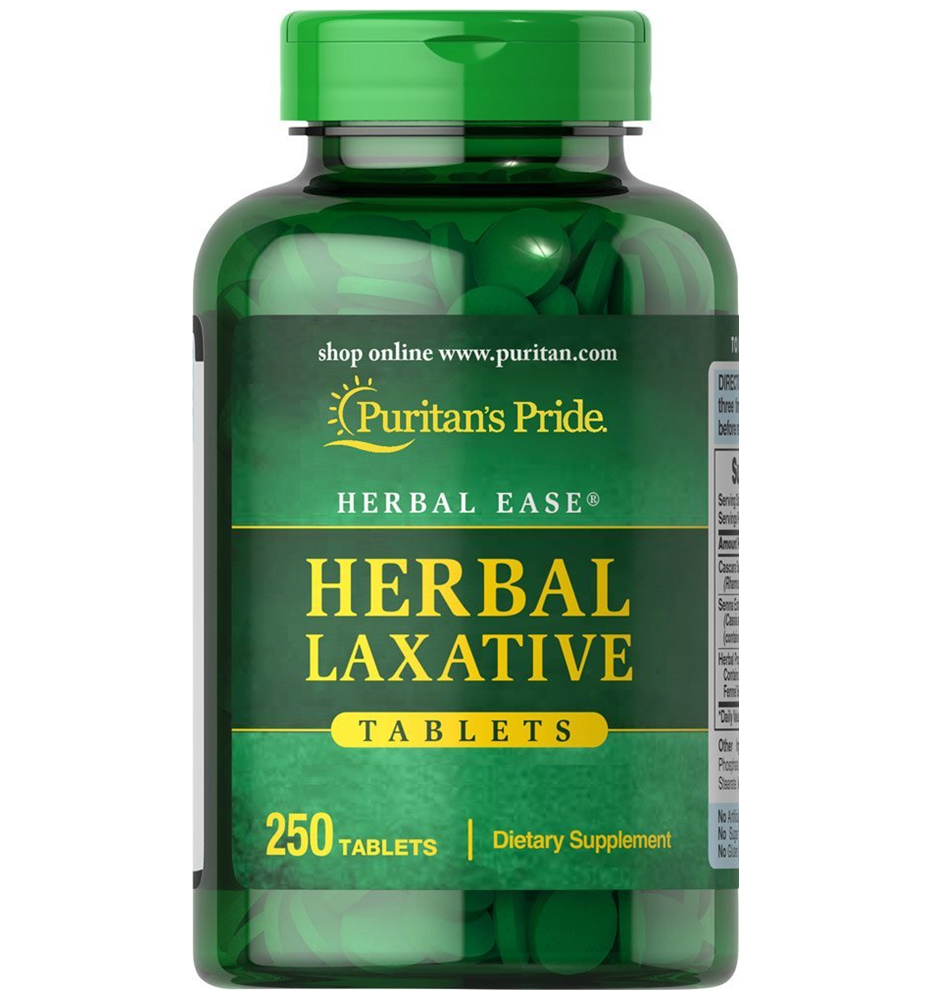 Puritan's Pride Herbal Laxative / 250 Tablets