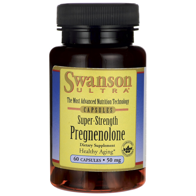 Swanson Ultra Super-Strength Pregnenolone 50 mg / 60 Caps Swanson Ultra Super-Strength Pregnenolone 50 mg / 60 Caps