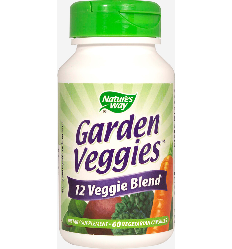 Nature's Way Garden Veggies 12 Veggie Blend / 60 Vegi Caps