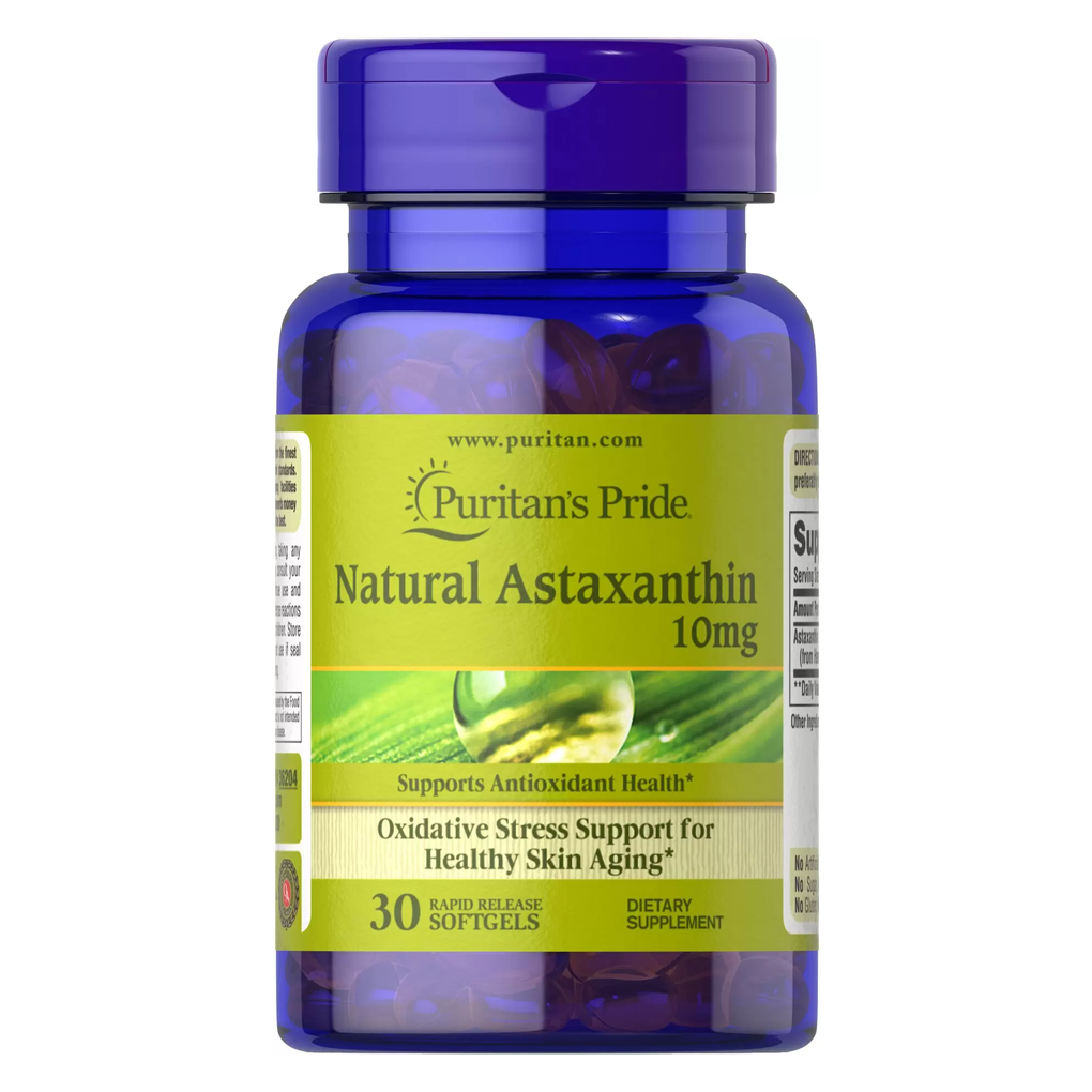 Puritan’s Pride Natural Astaxanthin 10 mg / 30 Softgels