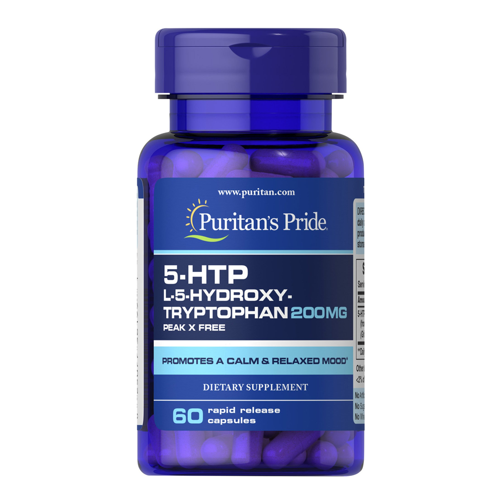 Puritan's Pride 5-HTP 200 mg (Griffonia Simplicifolia) / 60 Capsules