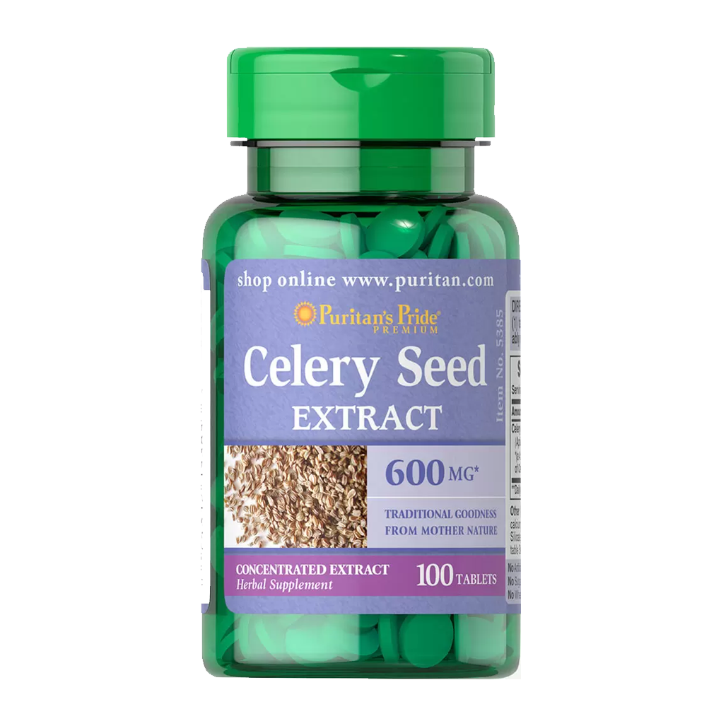 Puritan's Pride Celery Seed 600 mg / 100 Tablets