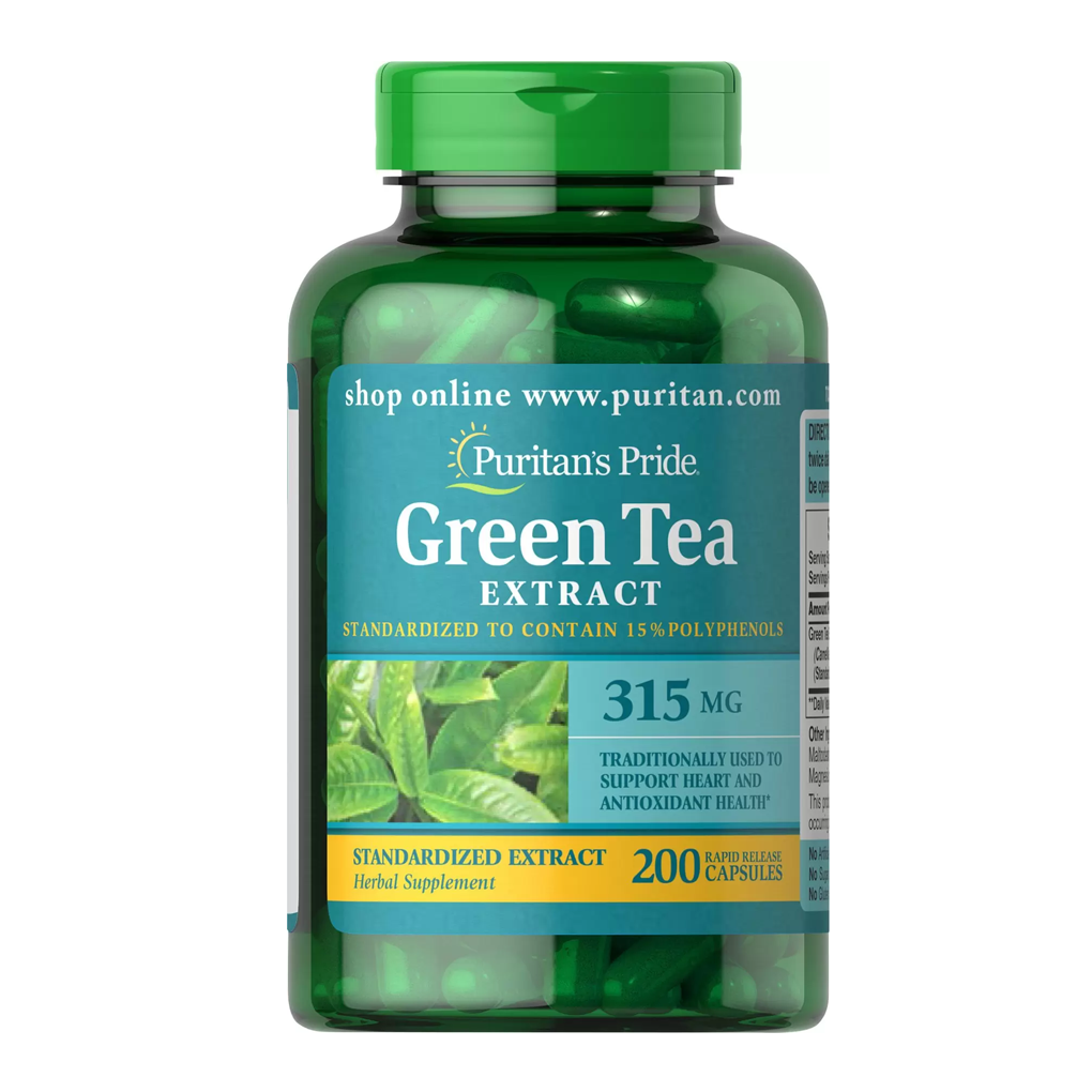 Puritan's Pride Green Tea Standardized Extract 315 mg / 200 capsules
