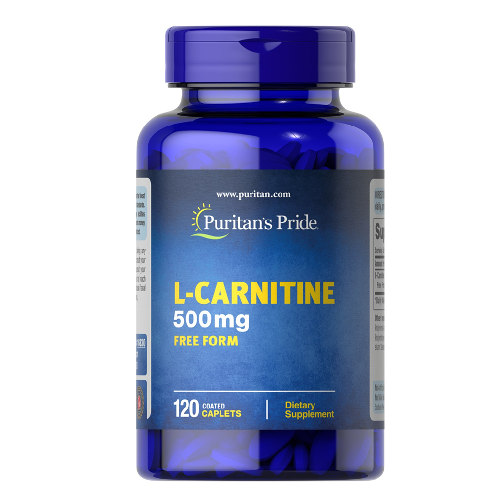 Puritan's Pride L-Carnitine 500 mg. / 120 Caplets
