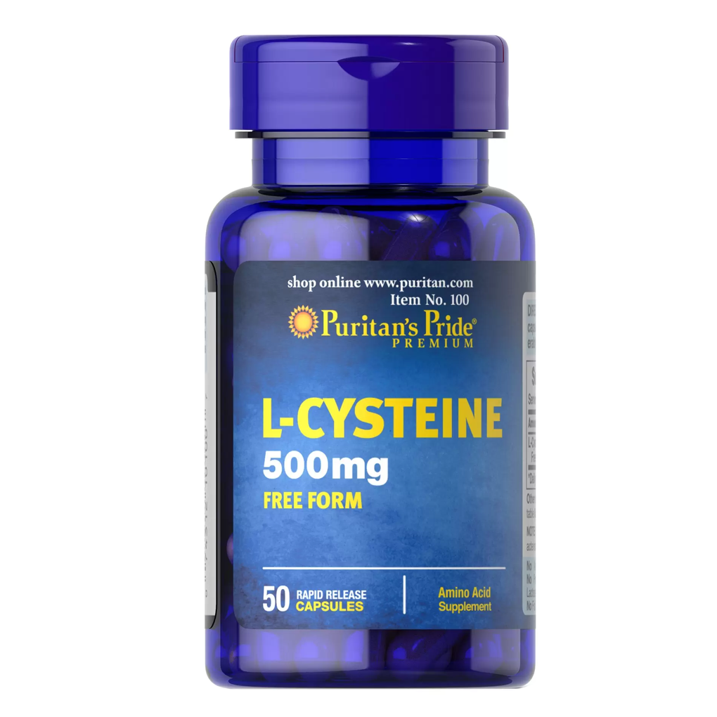 Puritan's Pride L-Cysteine 500 mg / 50 Capsules