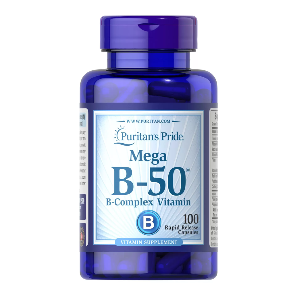 Puritan's Pride Vitamin B-50® Complex / 100 Capsules