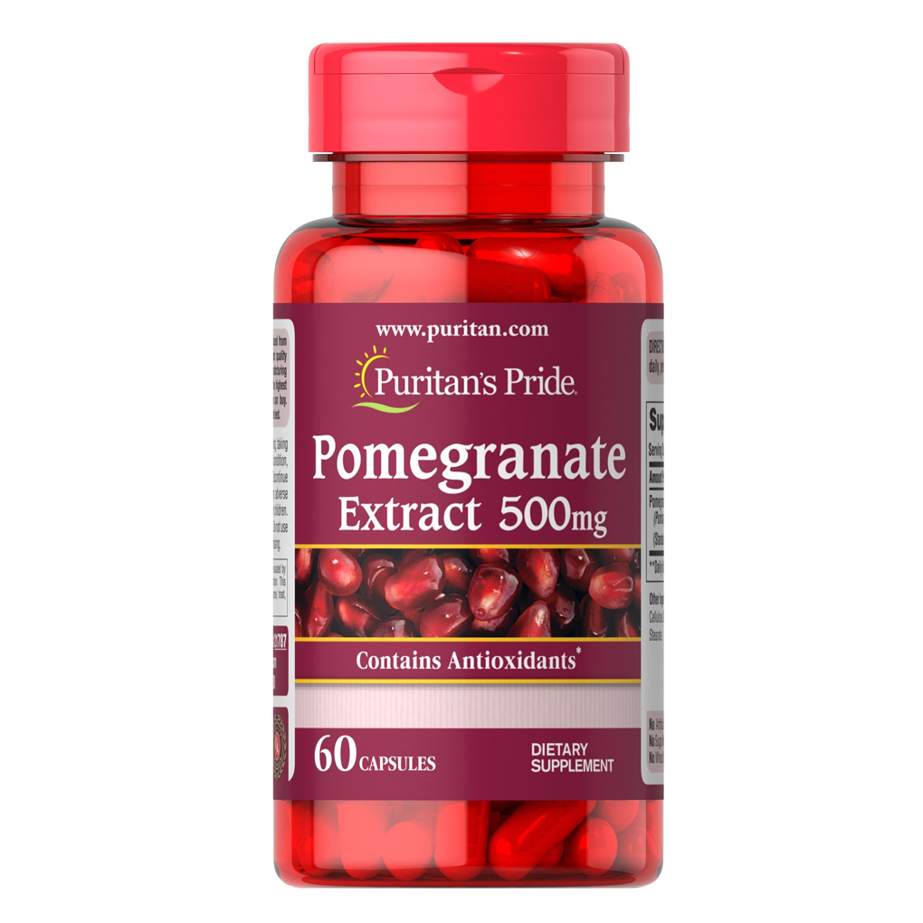 Puritan's Pride Pomegranate Extract 500 mg / 60 Capsules
