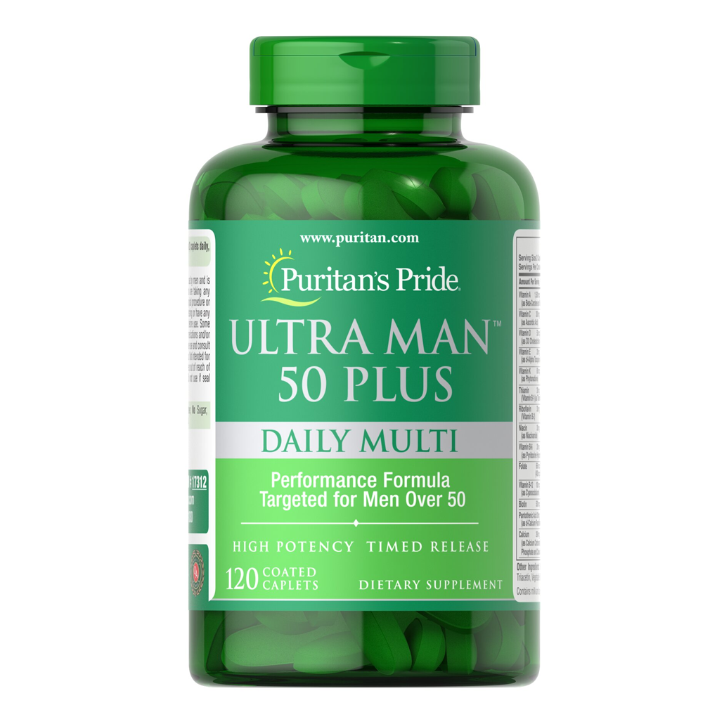Puritan's Pride Ultra Man™ 50 Plus / 120 Caplets