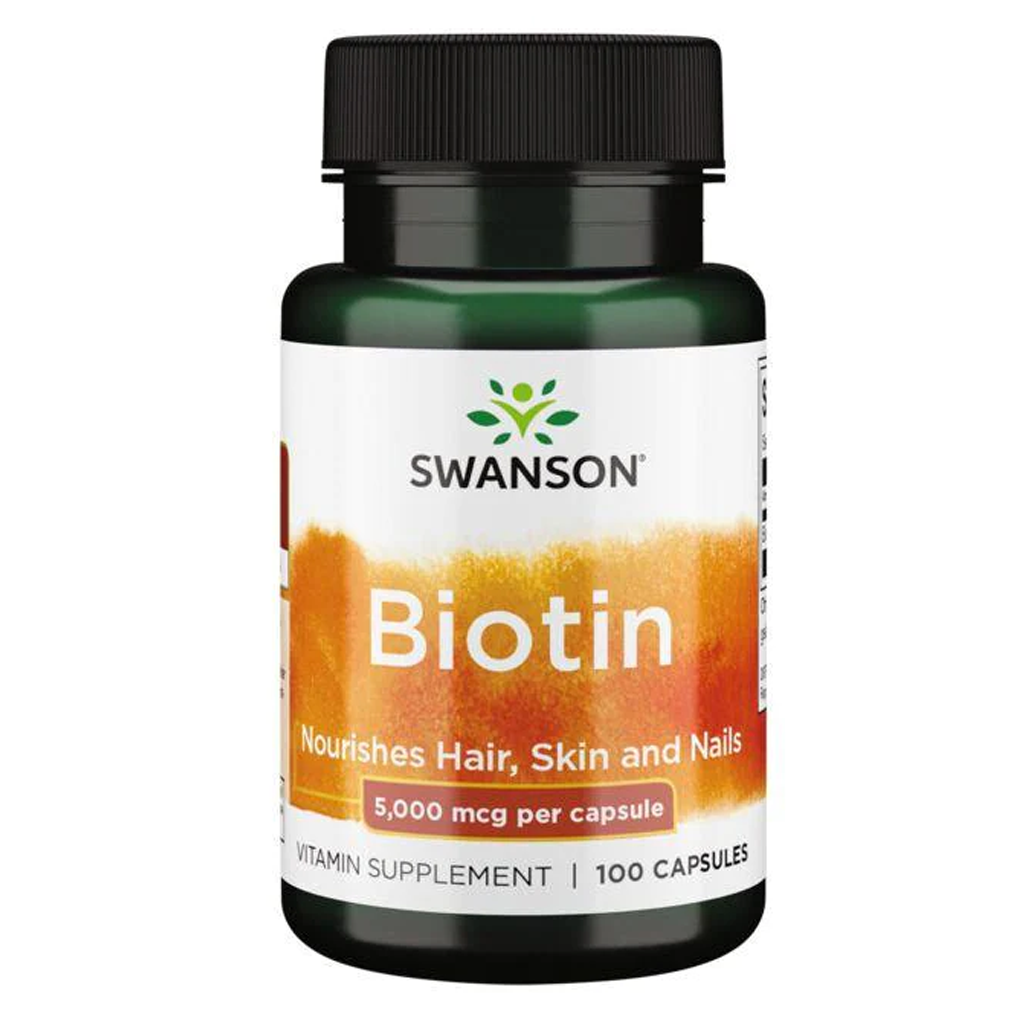 Swanson Premium Biotin 5 mg / 100 Caps