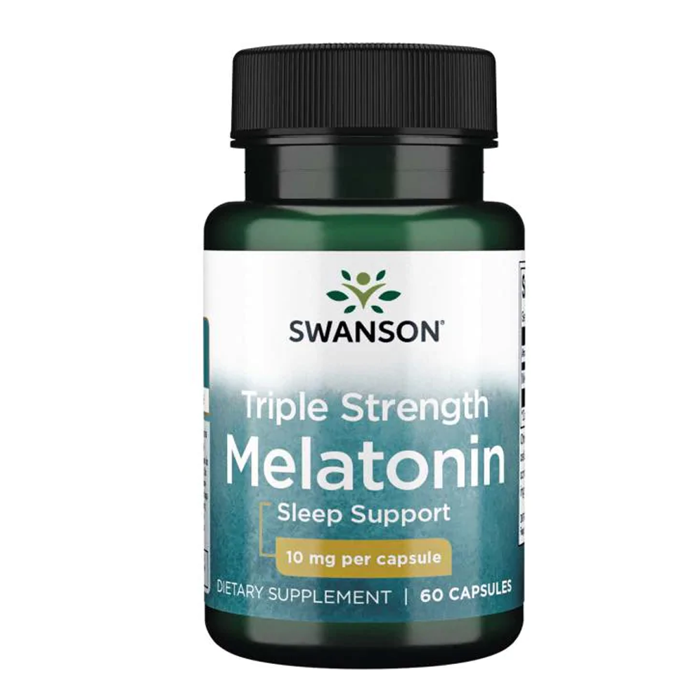 Swanson Ultra Triple Strength Melatonin 10 mg. / 60 Caps