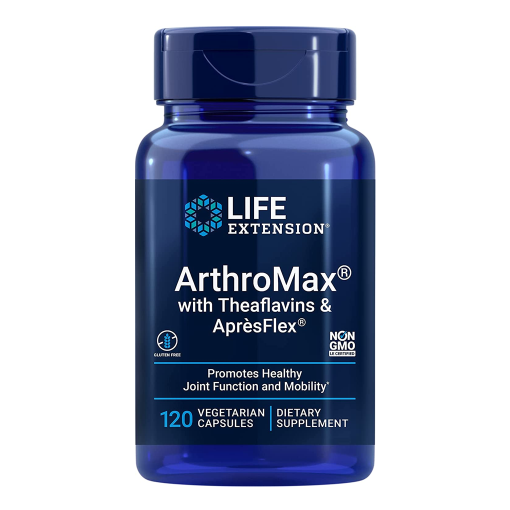 LIFE  EXTENSION ArthroMax® with Theaflavins & AprèsFlex® 120 vegetarian capsules