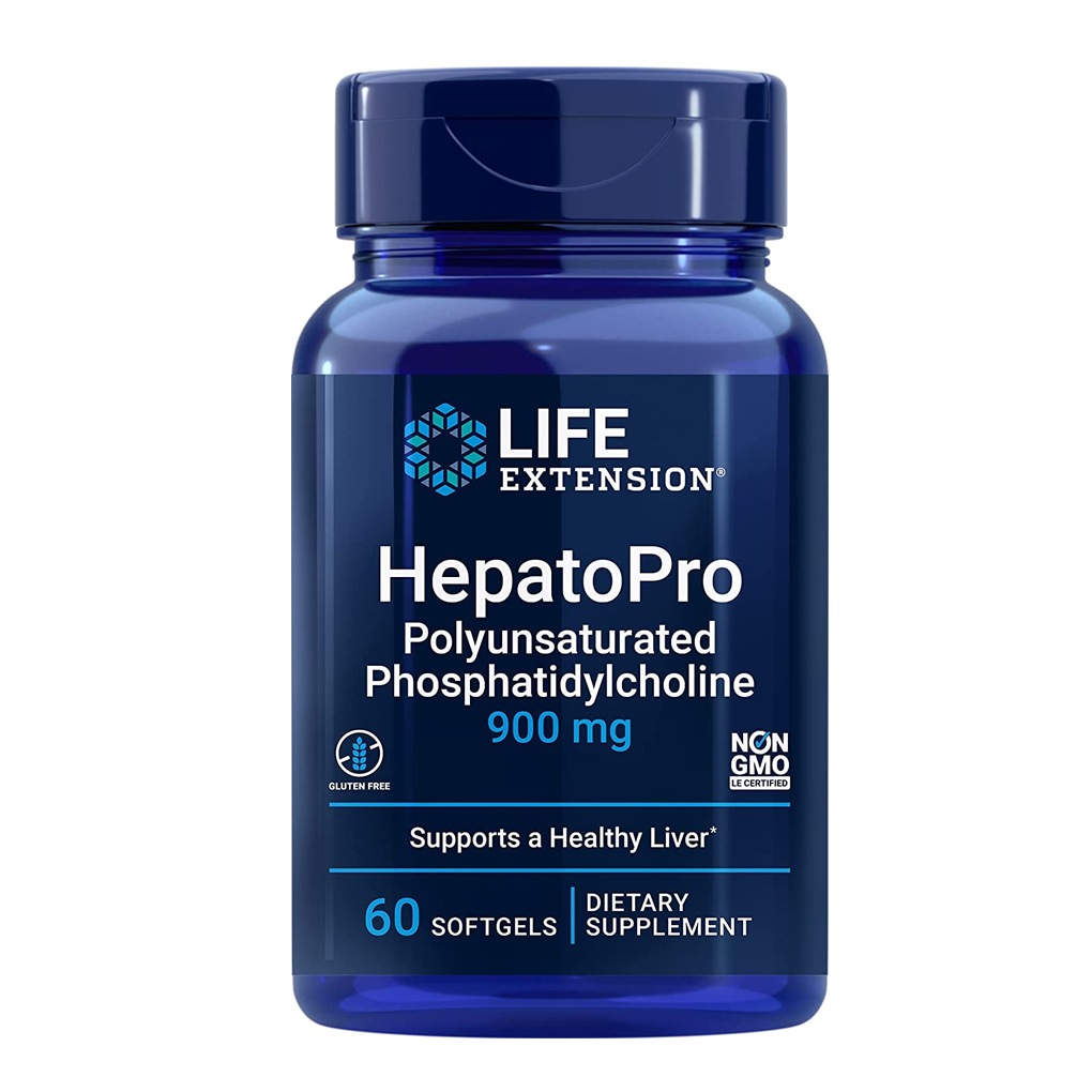 Life Extension  HepatoPro Polyunsaturated Phosphatidylcholine 900 mg / 60 Softgels