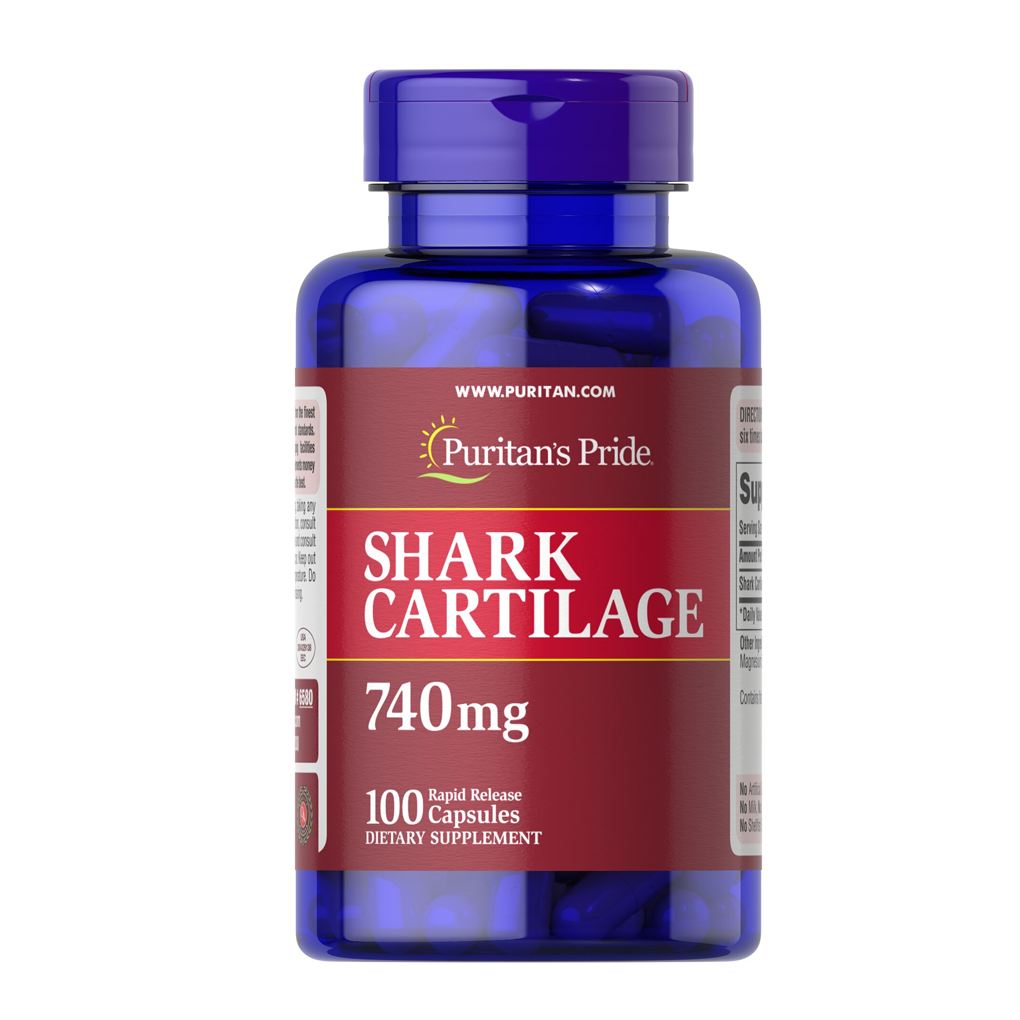 Puritan's Pride Shark Cartilage 740 mg / 100 Capsules