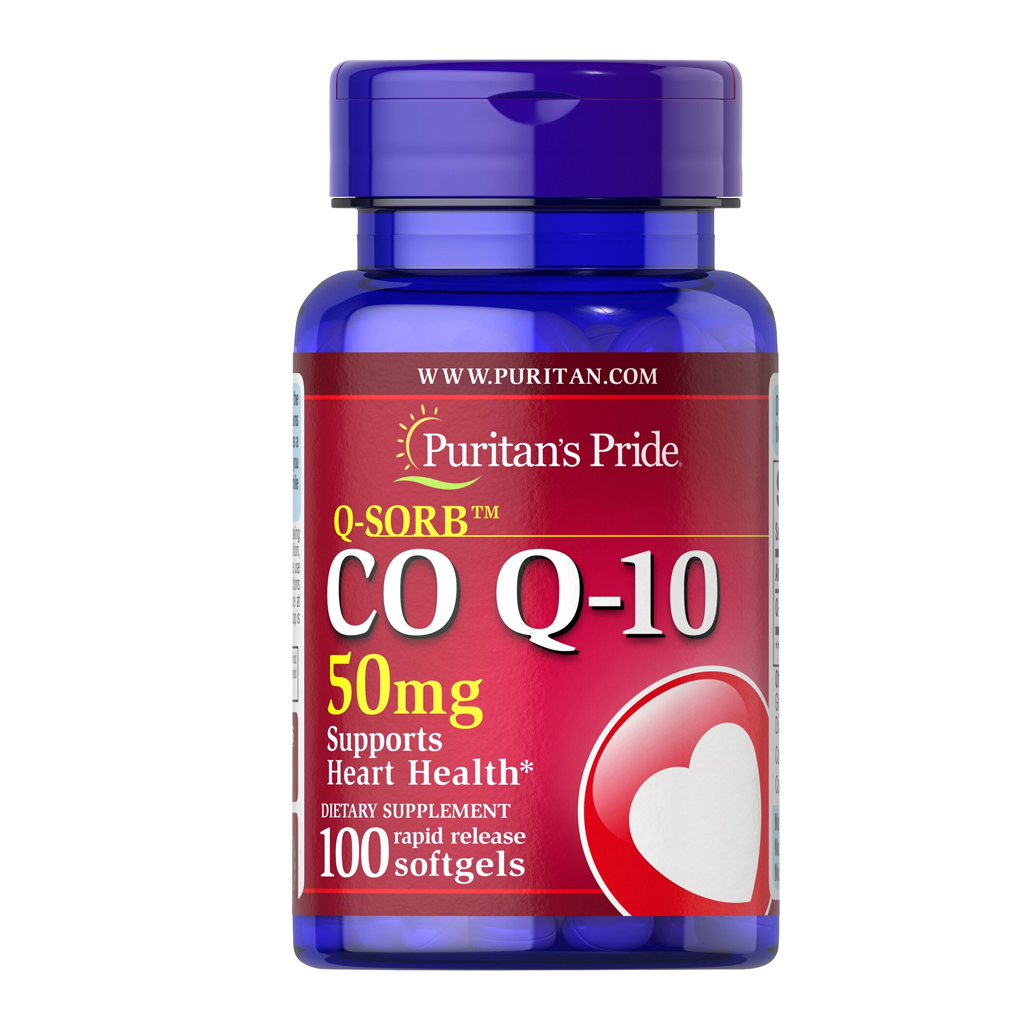 Puritan's Pride Co Q-10 50 mg / 100 Rapid Release Softgels