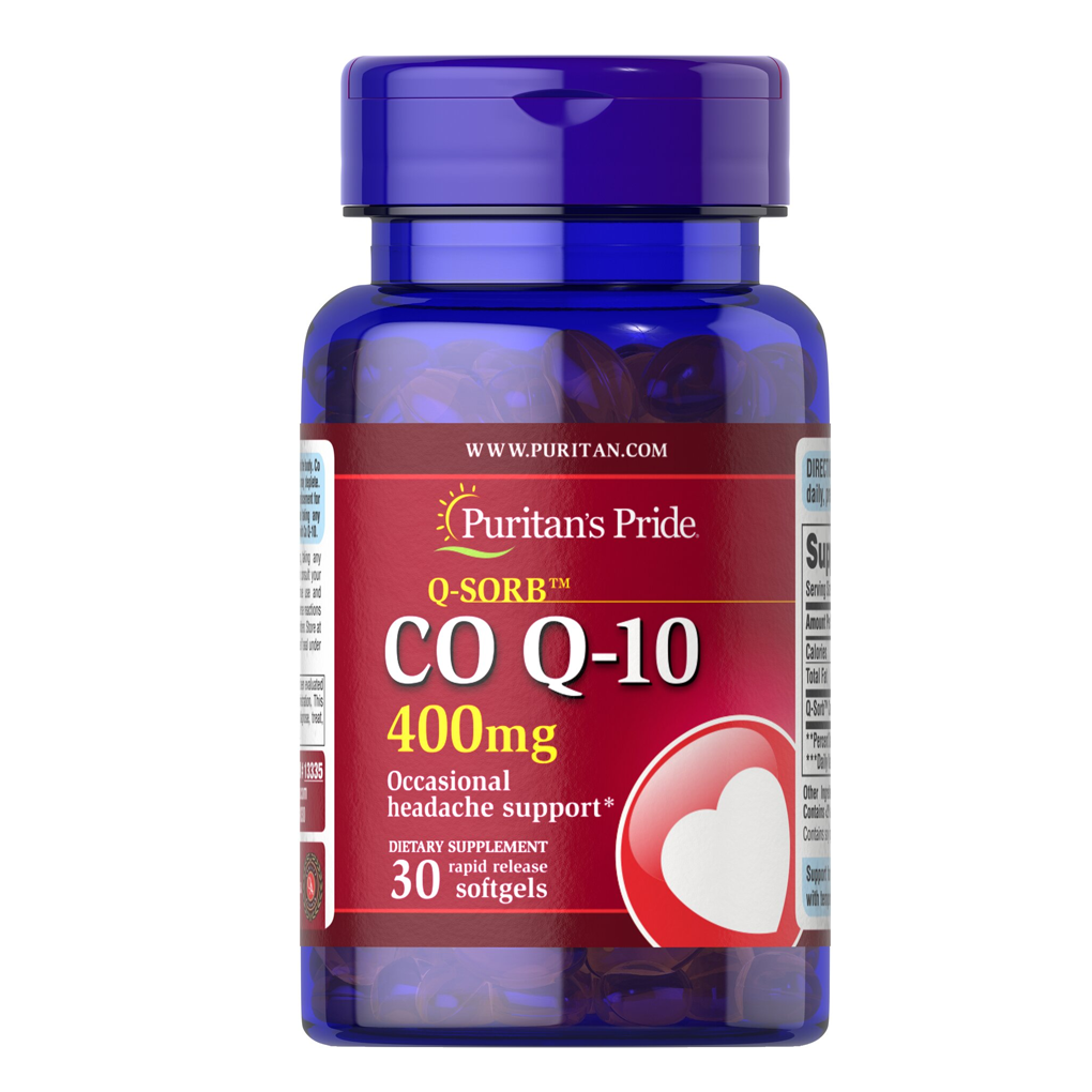 Puritan's Pride  Q-SORB™ Co Q-10  400 mg / 30 Rapid Release Softgels