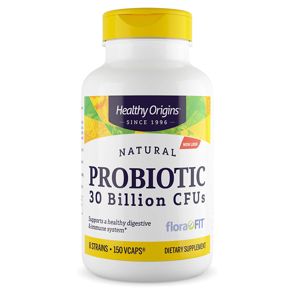 Healthy Origins  Healthy Origins  Probiotic 30 Billion CFU's ( 8 Strains) / 150 Vcaps