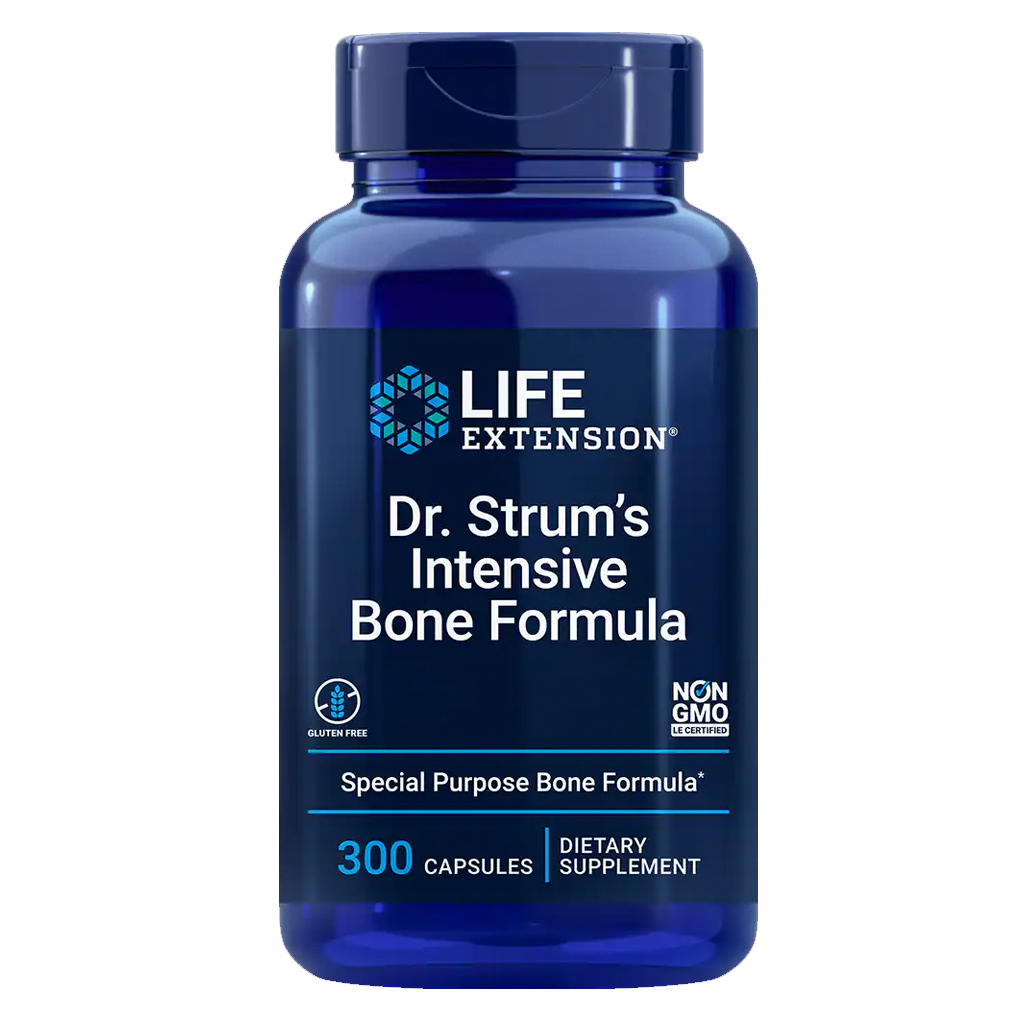 Life Extension  Dr. Strum's Intensive Bone Formula / 300 Capsules