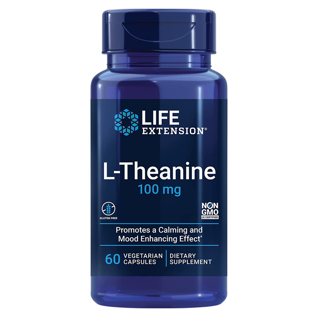 Life Extension L-Theanine 100 mg / 60 Vegetarian Capsules