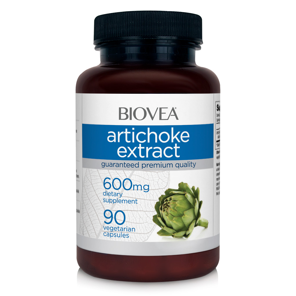 BIOVEA  ARTICHOKE EXTRACT 600 mg / 90 Capsules