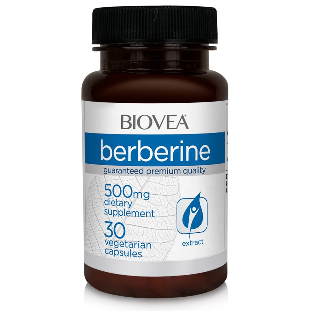 BIOVEA  BERBERINE 500 mg / 30 Vegetarian Capsules