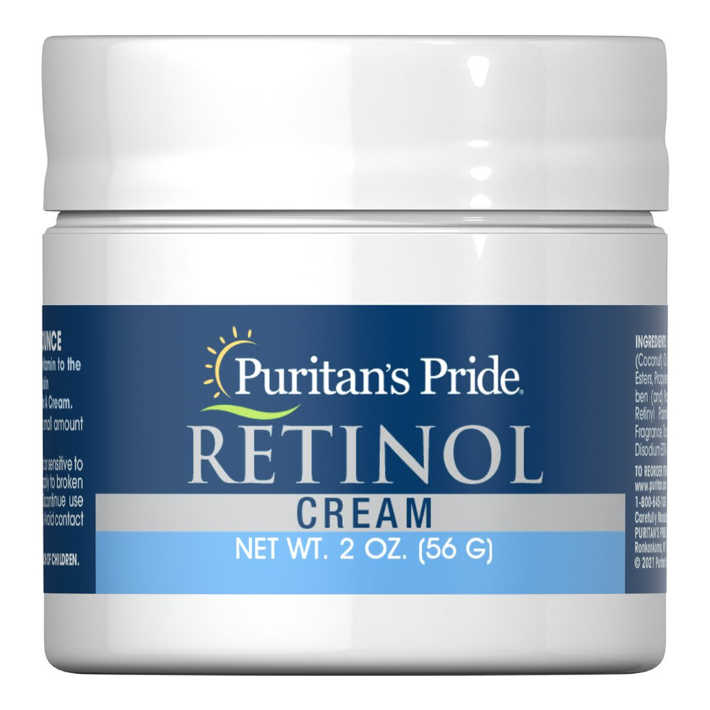 Puritan's Pride Retinol Cream (Vitamin A 100,000 IU Per Ounce) 100000 IU / 2 oz.