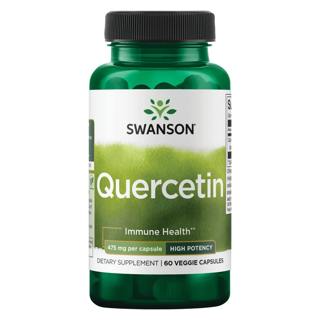 Swanson Premium- Quercetin - High Potency 475 mg / 60 Veg Caps