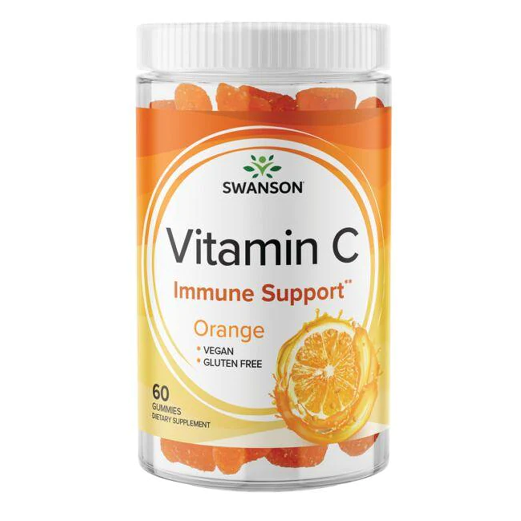 Swanson Premium- Vitamin C Gummies - Orange 125 mg  / 60 Gummies