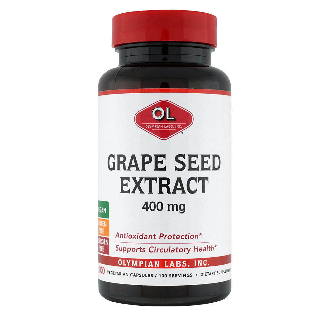 Olympian Labs Grape Seed Extract Naturopathic (400mg) / 100 Capsules