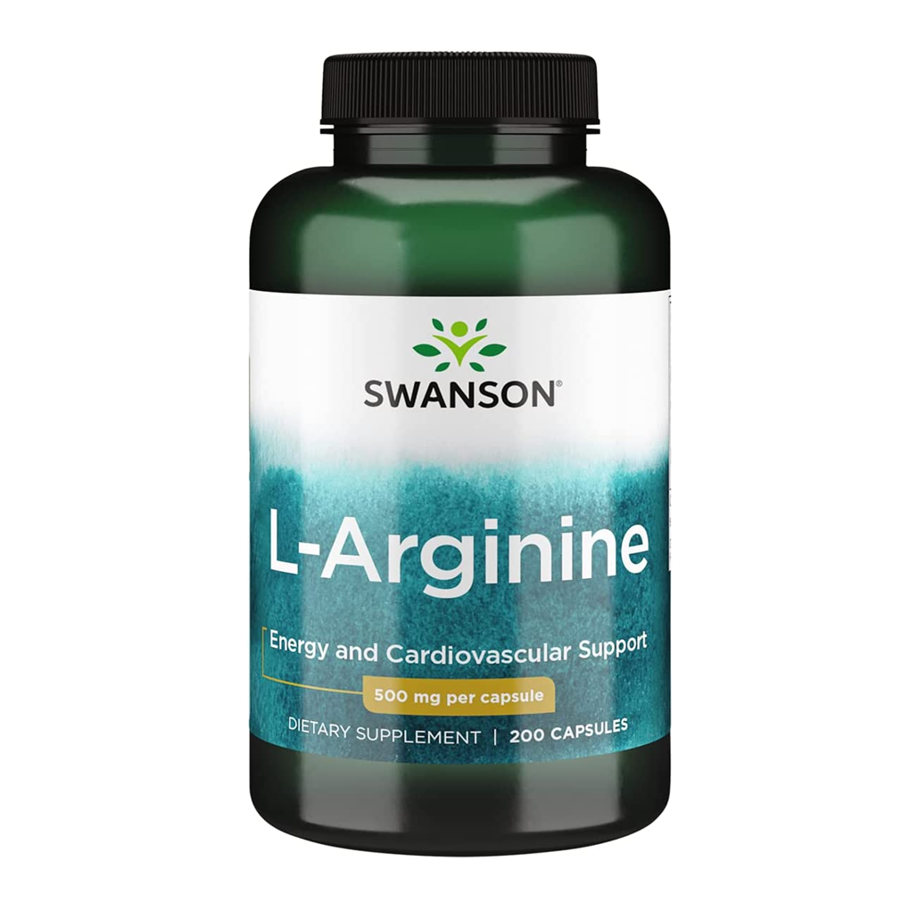 Swanson  Premium  L-Arginine  500 mg / 200 Capsules