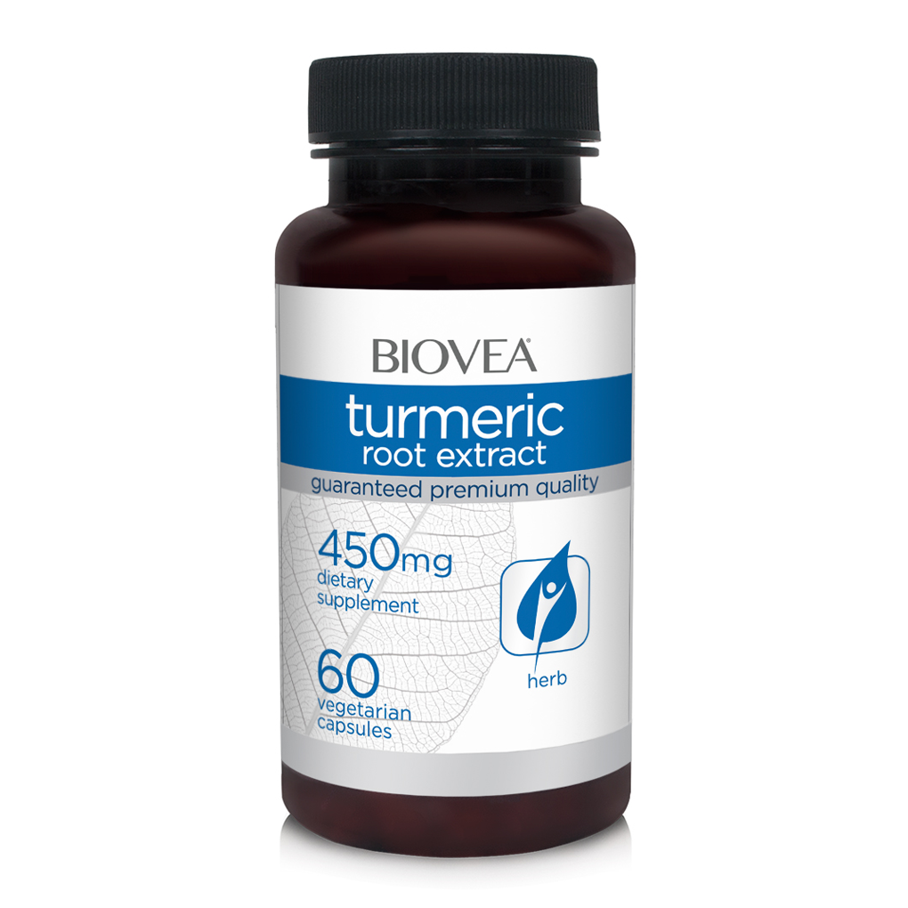 BIOVEA  TURMERIC (Curcuma) ROOT EXTRACT 450 mg / 60 Capsules