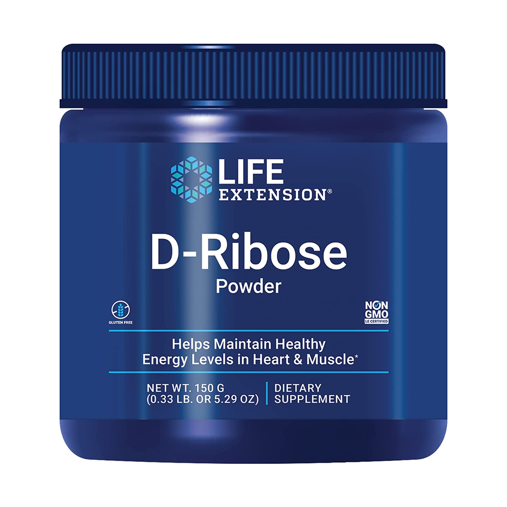 Life Extension D-Ribose Powder 150 grams (5.29 Oz.)