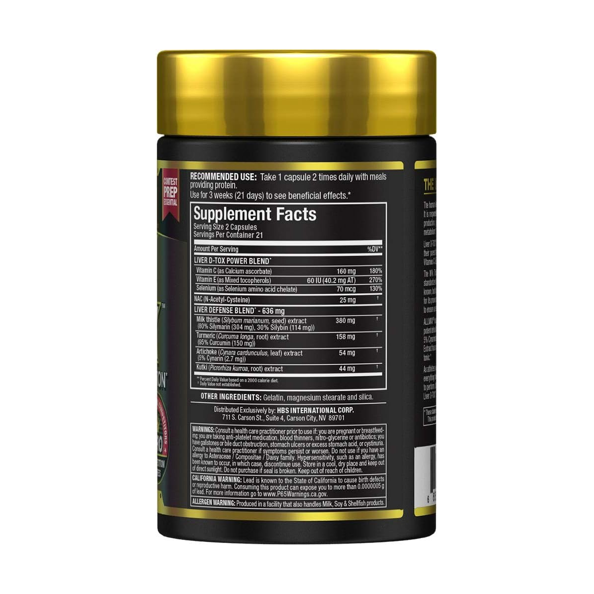 ALLMAX, Liver Dtox Ultimate Liver Protection / 42 Capsules