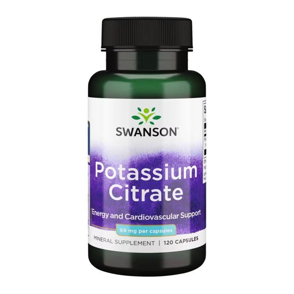Swanson Ultra  Potassium Citrate 99 mg / 120 Capsules