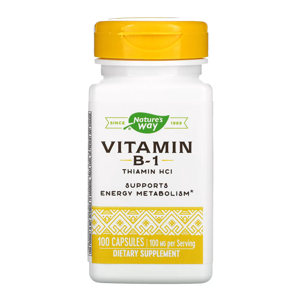 Nature's Way, Vitamin B-1, 100 mg / 100 Capsules